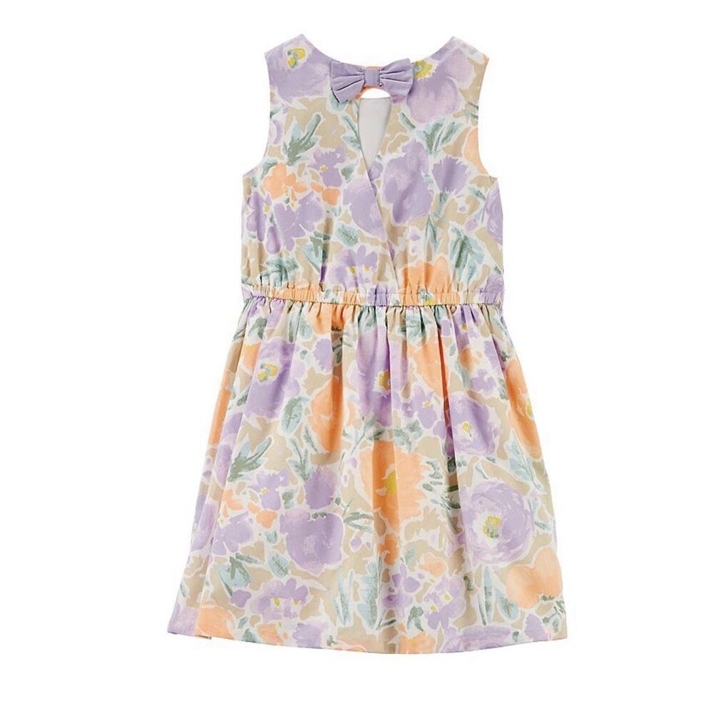 Carter's Floral Sateen Dress Girls 7